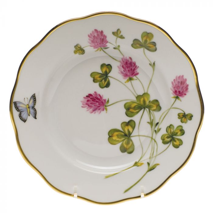 Boukather-Reschly Wedding Registry: Herend American Wildflower Red Clover Salad Plate