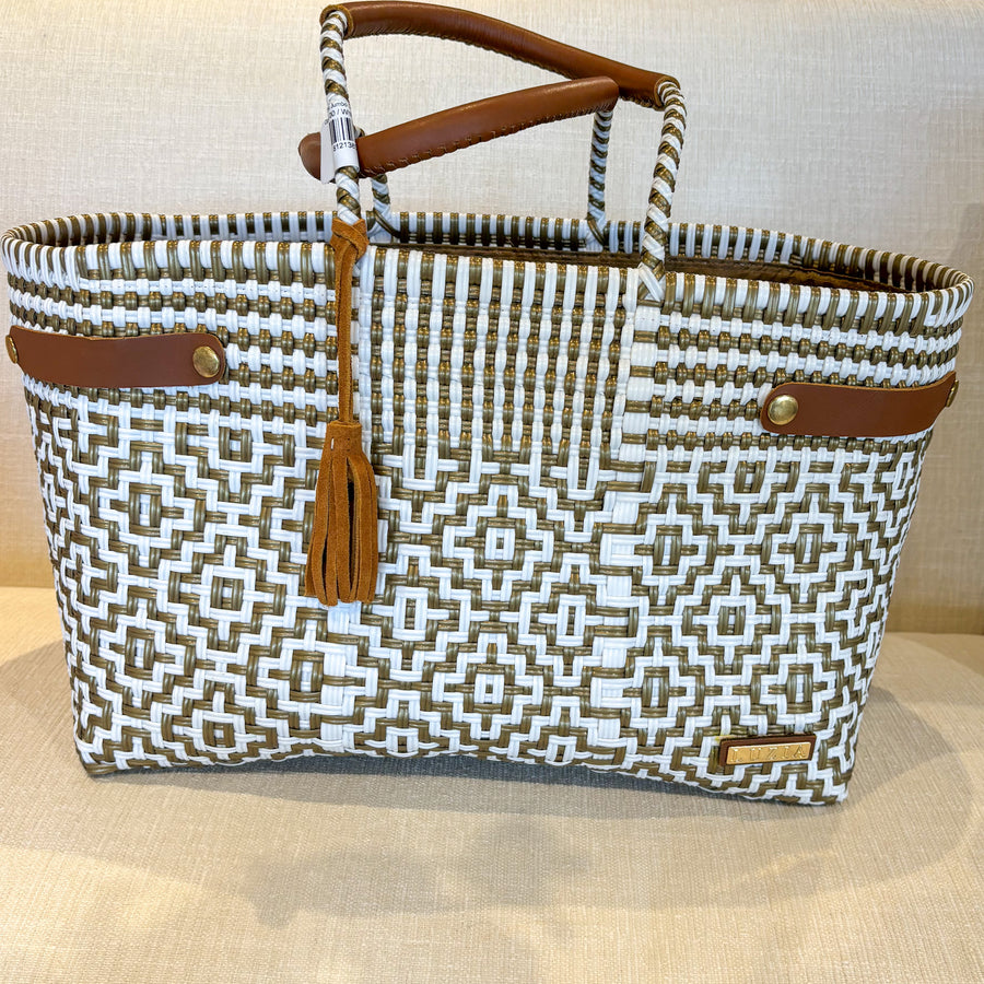 Luzia Open Basket - Jumbo Cross Diamond