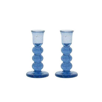 Freeman-Dickenson Wedding Registry: Juliska Provence 5" Candlestick in Chambray (Set of 2)