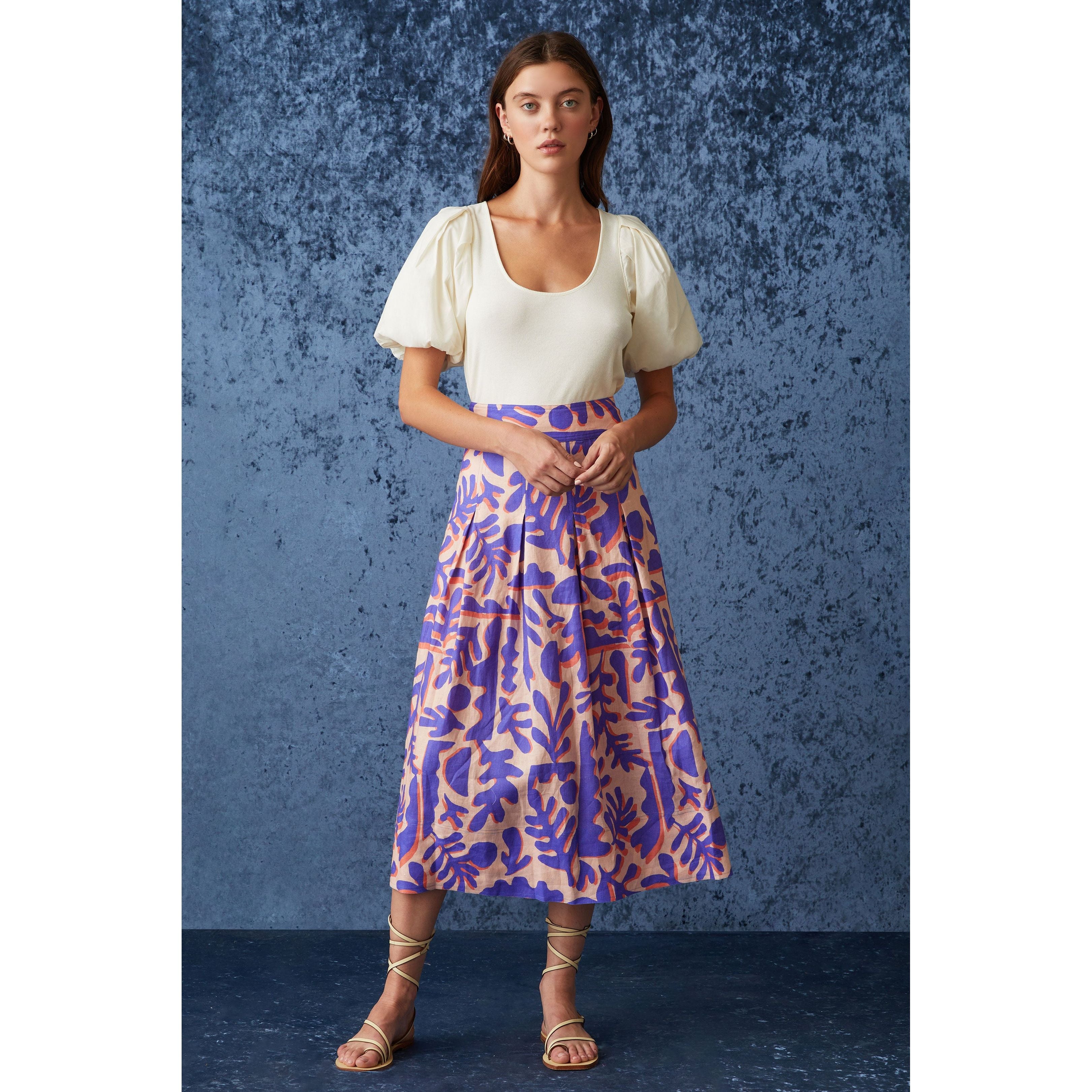 Marie Oliver Laguna Bloom Frankie Skirt – Protocol