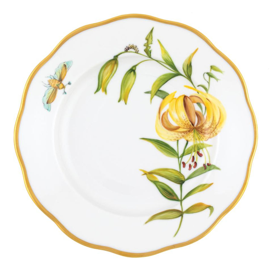 Gilday-Sloan Wedding Registry: Herend American Wildflower Salad Plate - Meadow Lily