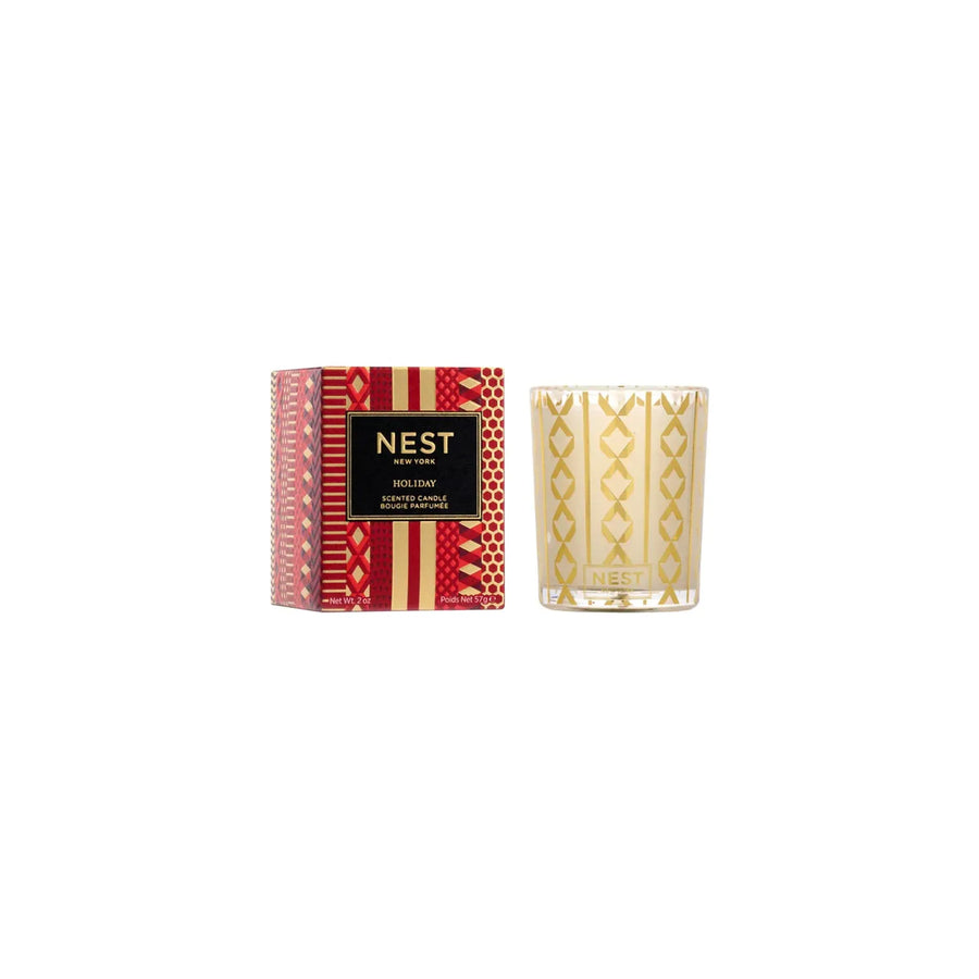 Nest Votive Candle-Holiday : 2 oz