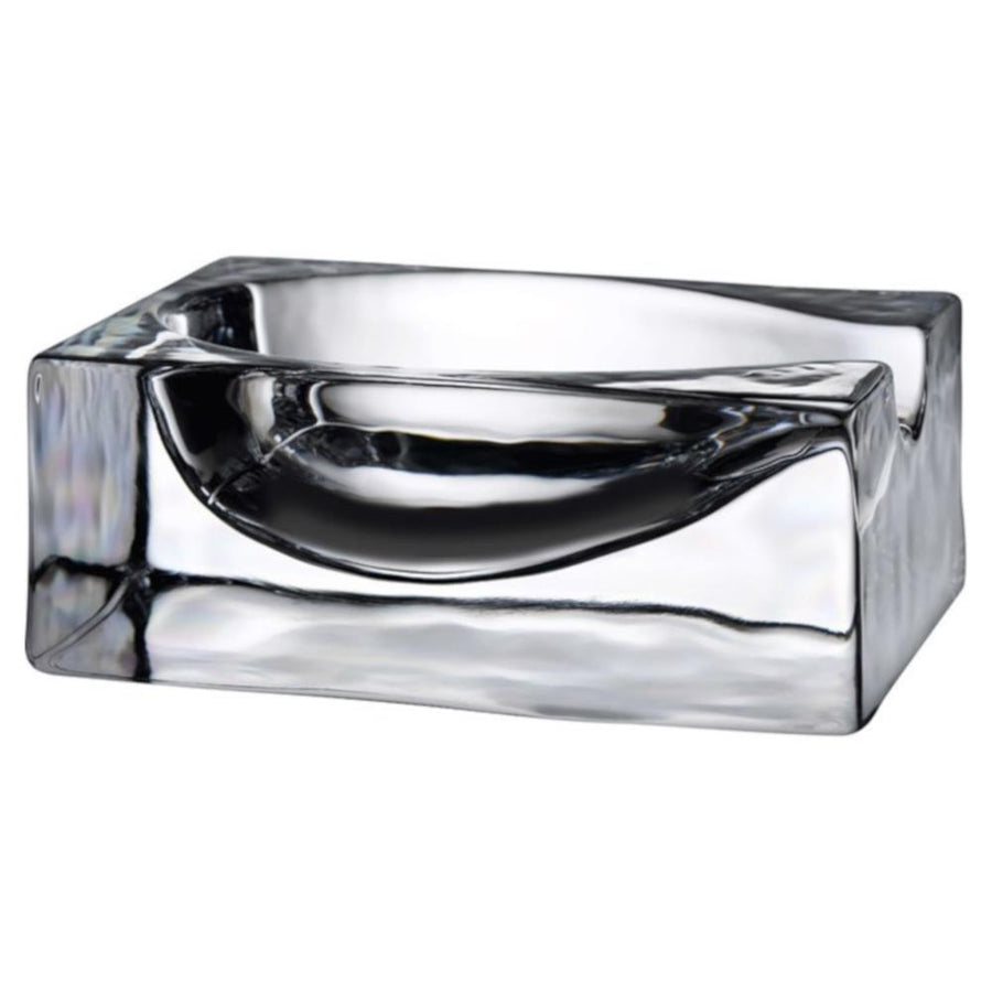 Hornbuckle and Saffo Wedding Registry: Nude Glass Cruet Modern Crystal Spoon Rest (lead-free)