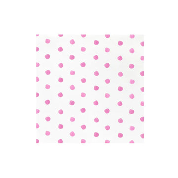 Vietri Papersoft Dot Pink Dinner Napkins - Pack of 20