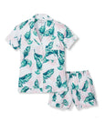 Petite Plume St. Tropez Palms Pajama Short Set