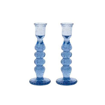 Freeman-Dickenson Wedding Registry: Juliska Provence 7" Candlestick in Chambray (Set of 2)