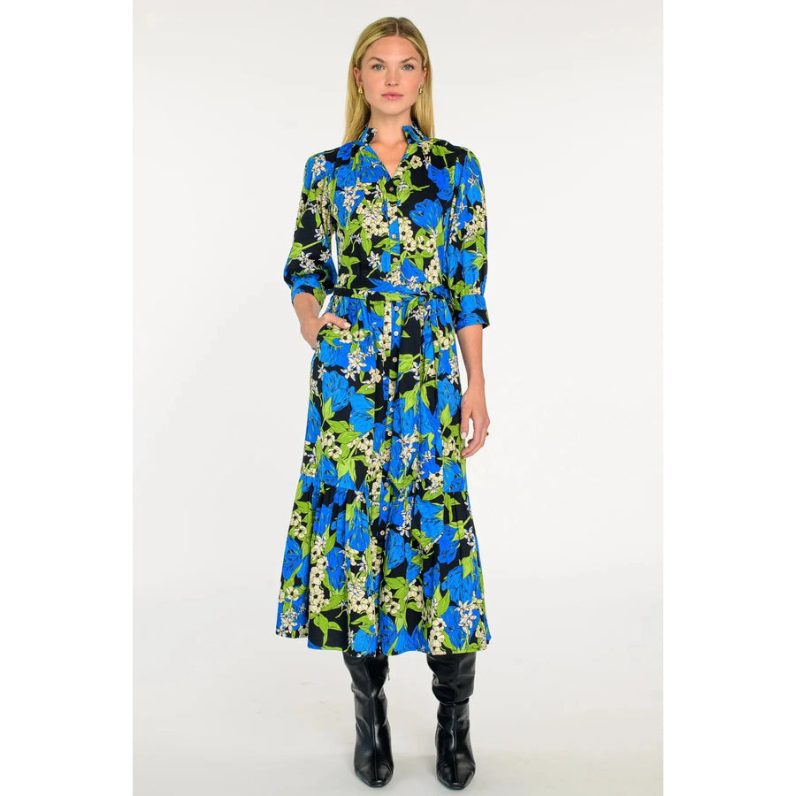 Elizabeth James The Label Bonnie Dress - Night Bloom