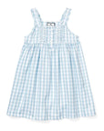 Petite Plume Charlotte Nightgown Light Blue Gingham