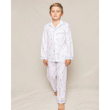 Petite Plume Bateau Twill Pajama Set