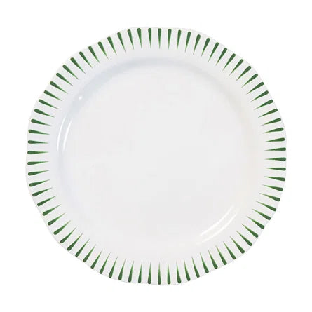 Lewis and Underwood Wedding Registry: Juliska Sitio Stripe Dinner Plate in Basil