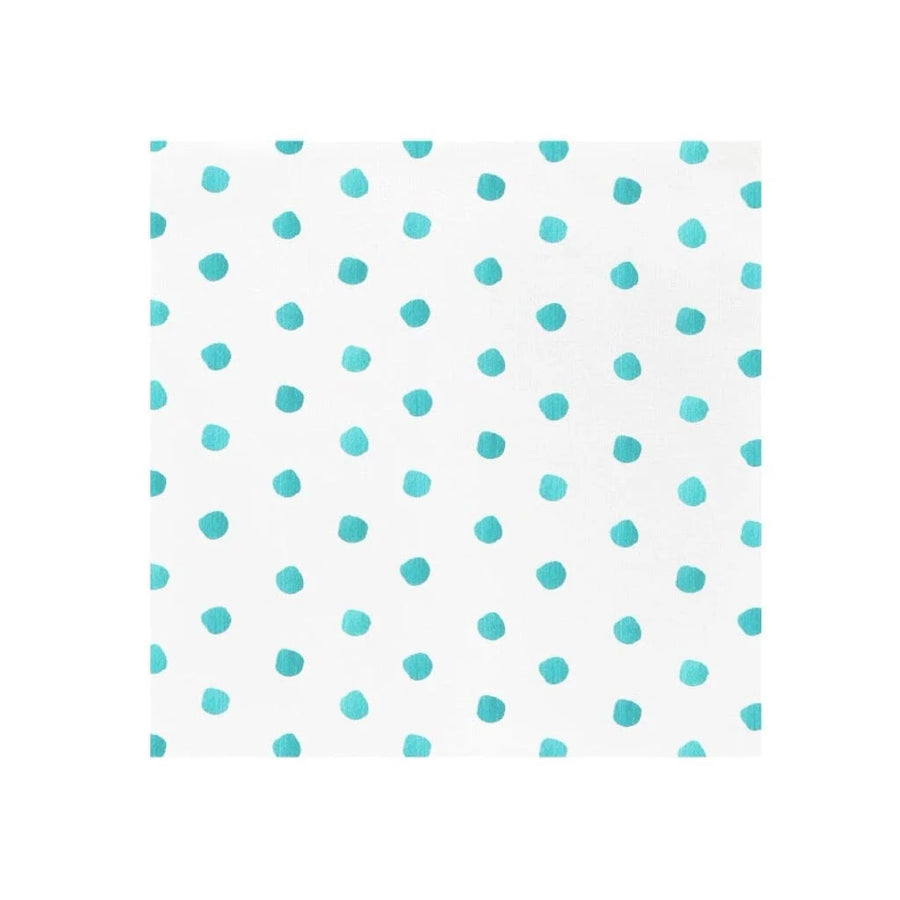 Vietri Papersoft Napkins Aqua Dot Dinner - Pack of 20