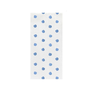 Vietri Papersoft Napkins - Dot Light Blue : Guest- Pack of 20