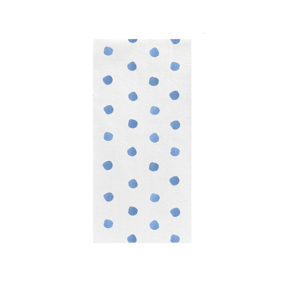 Vietri Papersoft Napkins - Dot Light Blue : Guest- Pack of 20