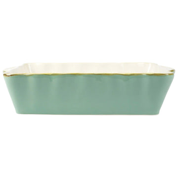 Edmondson and Lisle Wedding Registry: Vietri Italian Baker in Aqua