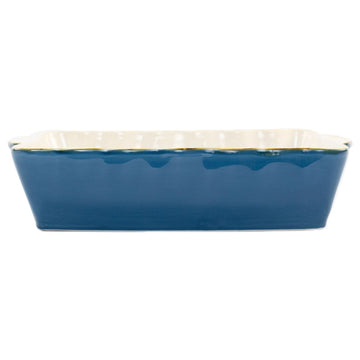 Edmondson and Lisle Wedding Registry: Vietri Italian Baker in Blue