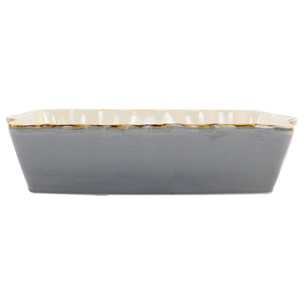 Liggett and Ives Wedding Registry: Vietri Large Gray Baker