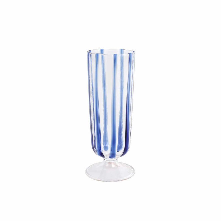 Edmondson and Lisle Wedding Registry: Vietri Nuovo Blue Champagne Flute