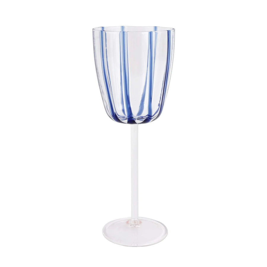 Edmondson and Lisle Wedding Registry: Vietri Nuovo Blue Wine Glass