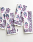 Pomegranate Sagar Blue & Magenta Napkin Set of 4