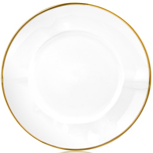 Lewis and Underwood Wedding Registry: Anna Weatherly Simply Elegant Gold Dinner Plate