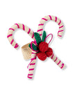 Furbish Studio Candy Cane Raffia Napkin Ring