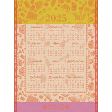 Le Jacquard Francais 2025 Tea Towel Calendar