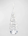 Simon Pearce Snowdrift Evergreen Glass Tree: 26 inch