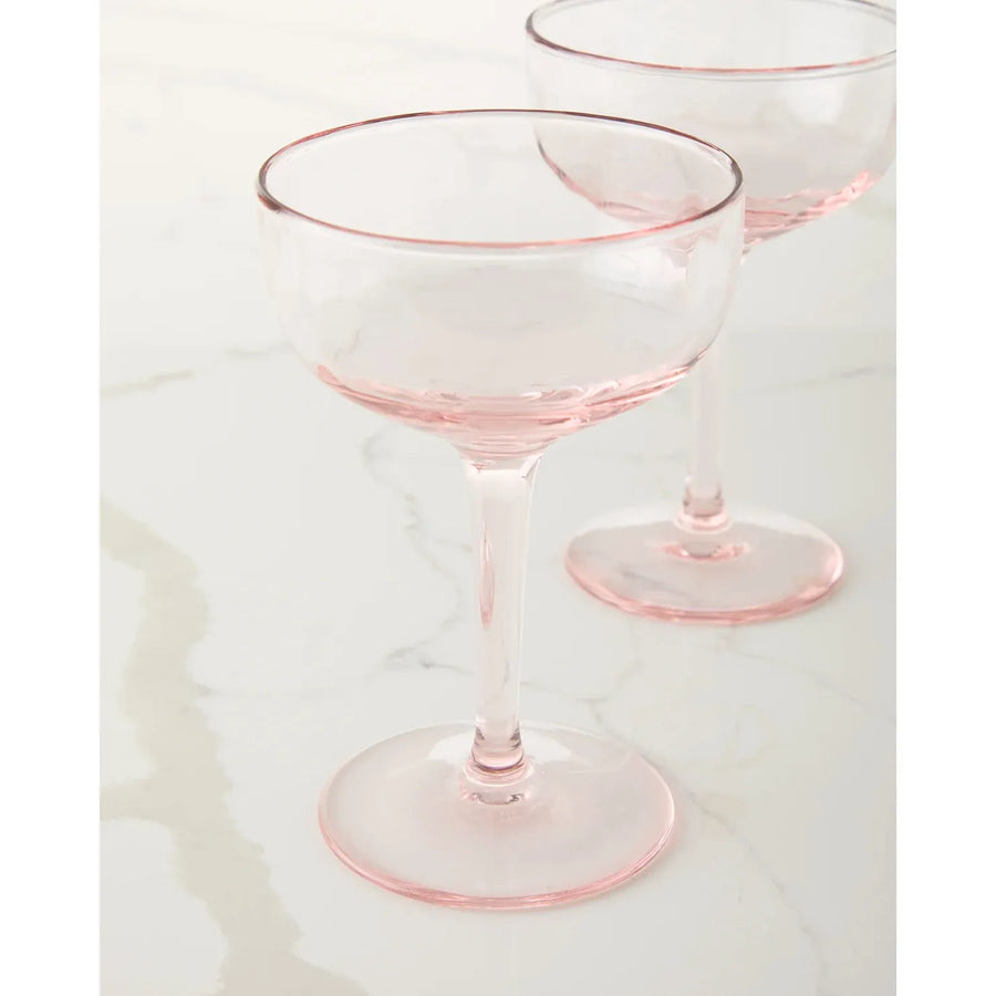 Juliska Puro Cocktail Coupe - Set of 2 in Blush