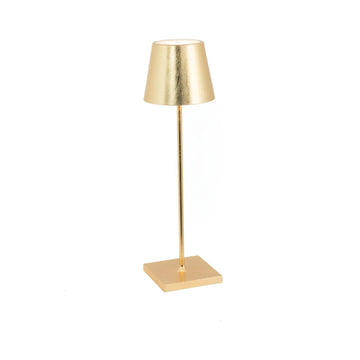 Zafferano America Poldina Pro Cordless Lamp - Gold Leaf