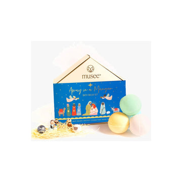 Musee Away In A Manger Bath Balm Set