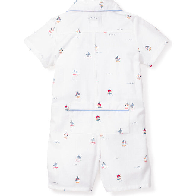 Petite Plume Baby's Summer Romper in Bateau