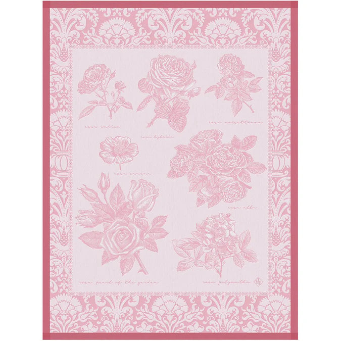 Le Jacquard Francais Jardin Des Roses Tea Towel