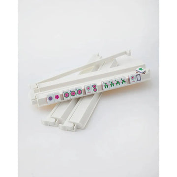 White Acrylic Rack and Pusher Set